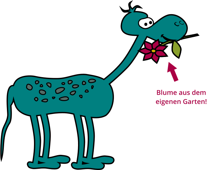 Blume aus dem  eigenen Garten!